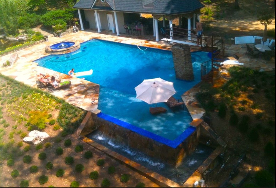 Birmingham Alabama Pool With Firepit